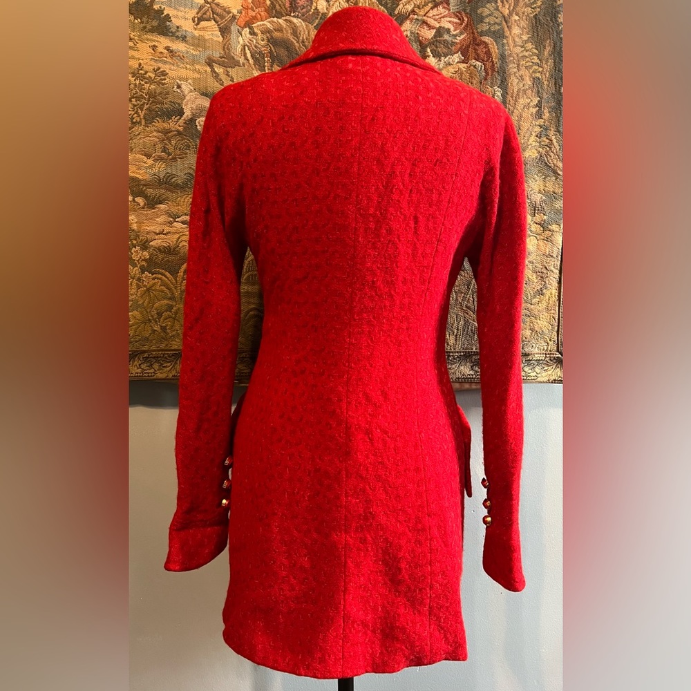 Karl Lagerfeld 1980s Red Jacket - Picture 6 of 13